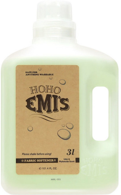 호호에미 애플민트 유아섬유유연제 라임향 본품, 3L, 1개