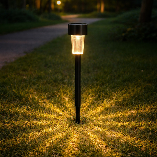 루아즈 LED 센서 야외 정원등 태양광조명, 웜화이트