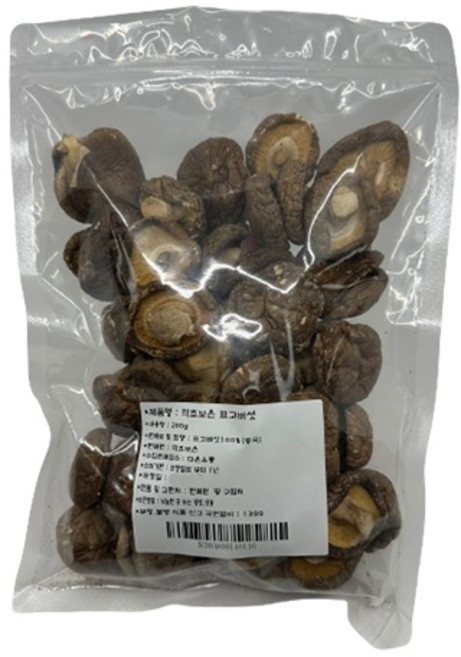 약초보은 표고버섯, 200g, 2개