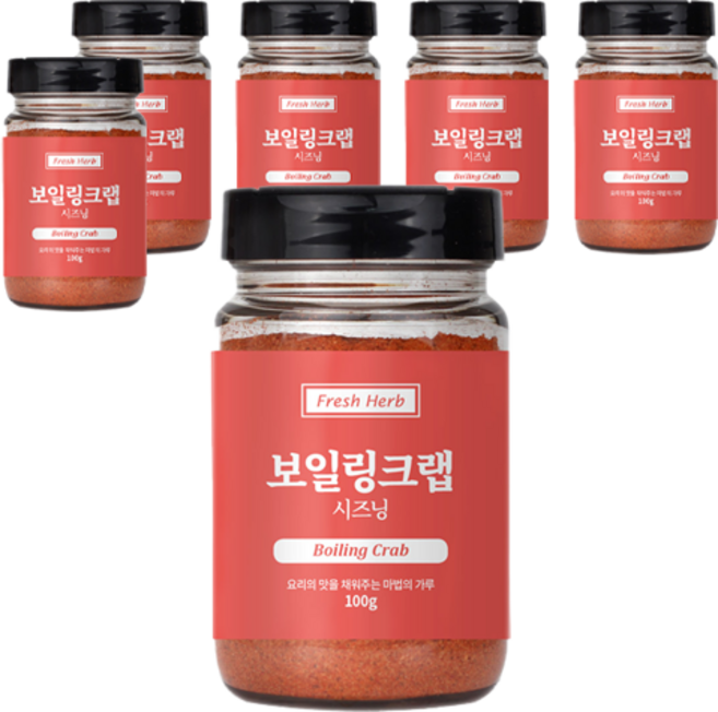 신선약초 보일링크랩 시즈닝, 100g, 6개
