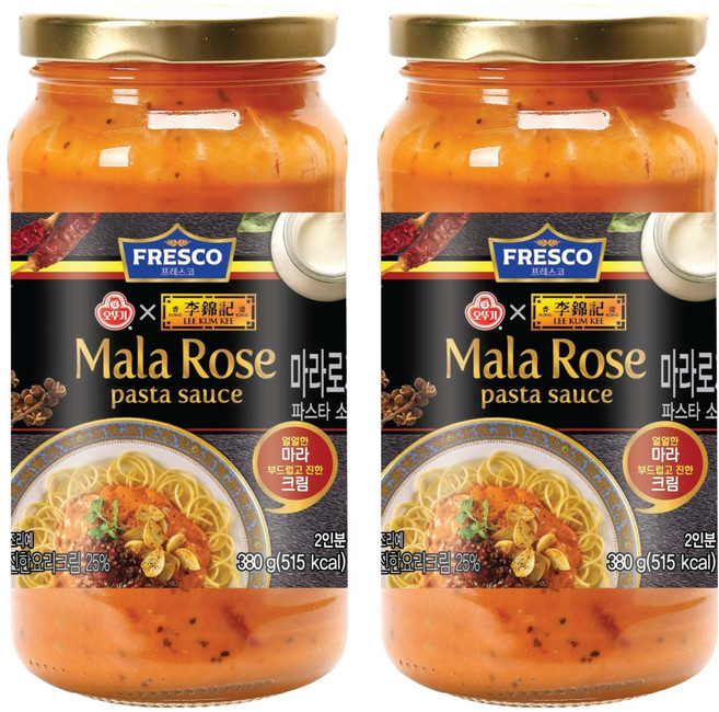 오뚜기 프레스코 파스타소스 마라로제, 380g, 2개
