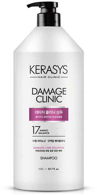 KERASYS 胺基酸賦活奇蹟洗髮精 染燙受損髮適用, 1.5L, 1個