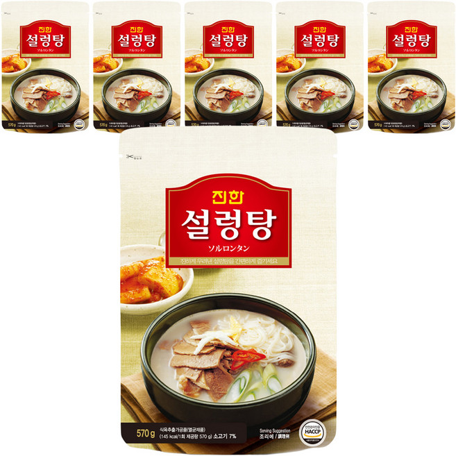 진한식품 설렁탕, 570g, 6개