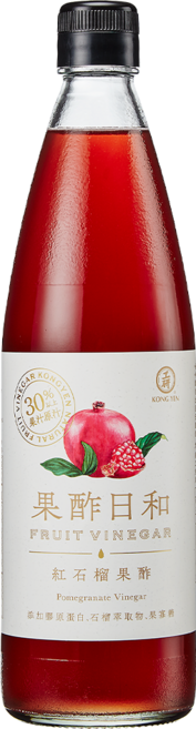 KONG YEN 工研 果酢日和 紅石榴果酢, 590ml, 1瓶