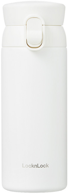 LocknLock 樂扣樂扣 New Easy 單鍵保溫杯 LHC3239, 1個, 350ml, 象牙白