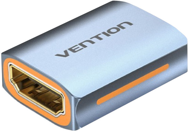 VEnTIOn 威迅 AIU系列 8K HDMI 母對母轉接頭 2入 鍍金接孔 鋁合金外殼, 1包, 藍色