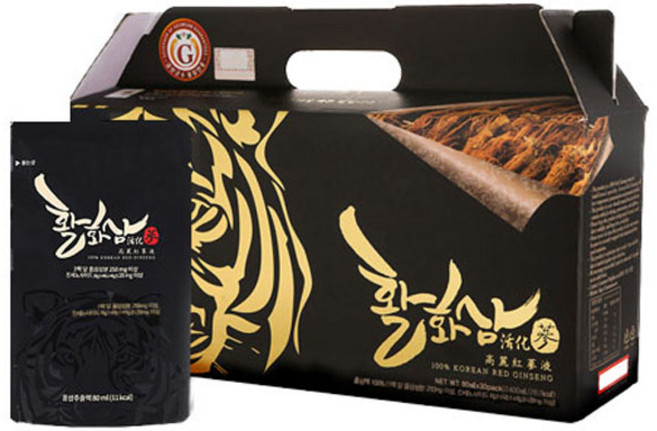 양지홍삼 활화삼 홍삼, 2.4L, 1박스