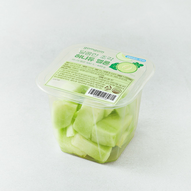 곰곰 달콤한 조각 허니듀 멜론, 1개, 400g