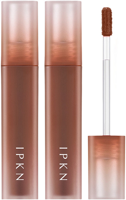 입큰 퍼스널 무드 워터 핏 쉬어 립틴트, 5호(누디 피칸), 4.5g, 2개
