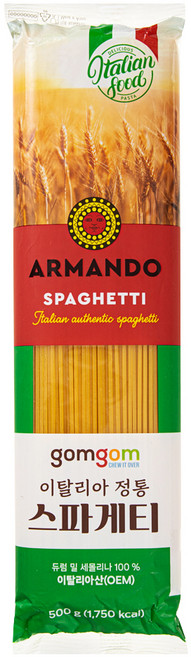곰곰 이탈리아 정통 스파게티, 500g, 1개