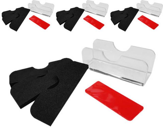 네임드컴퍼니 Origin 스마트폰 투명 거치대 NA023, 혼합 색상, 4세트