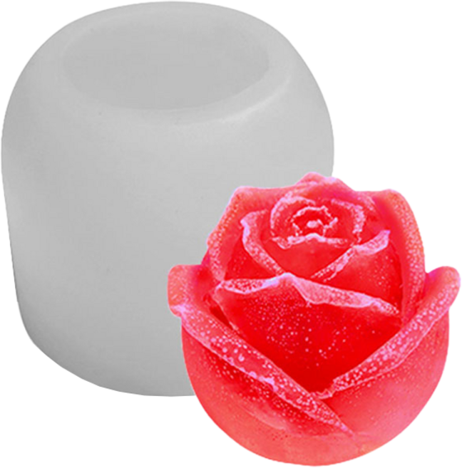 카페로메오 실리콘 장미 얼음틀, 화이트
