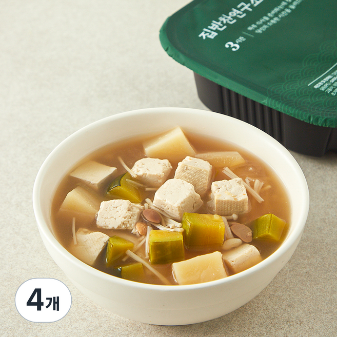 집반찬연구소 아이들 된장국, 650g, 4개