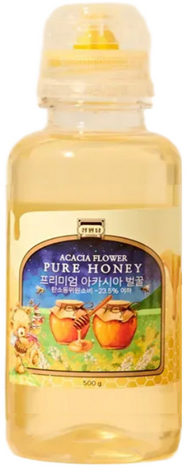 정원담 프리미엄 자연 아카시아 순수 벌 꿀, 1개, 500g