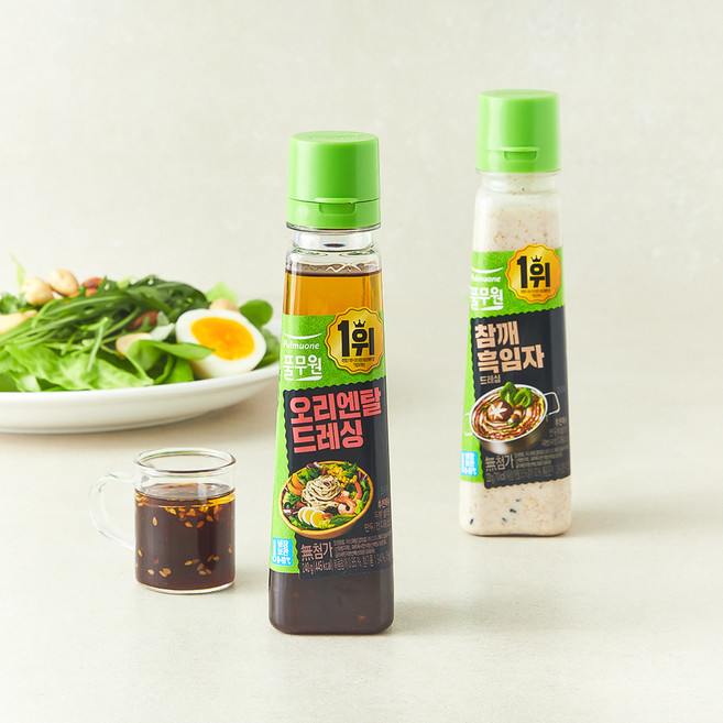 풀무원 드레싱 오리엔탈 240g + 참깨흑임자 220g, 460g, 1세트