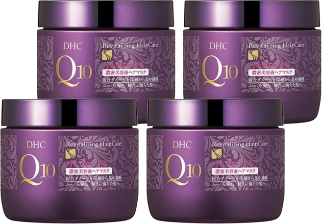DHC 台灣公司貨 Q10深層修護髮膜, 180g, 4罐
