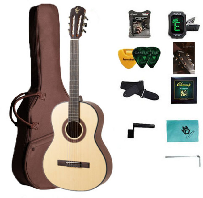 고퍼우드 클래식 기타, C100, Natural, 1개