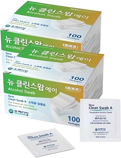 뉴 클린스왑 에이, 100개입, 2개