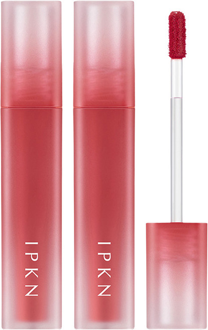 입큰 퍼스널 무드 워터 핏 쉬어 립틴트, 01 쉬폰 애프리콧, 4.5g, 2개