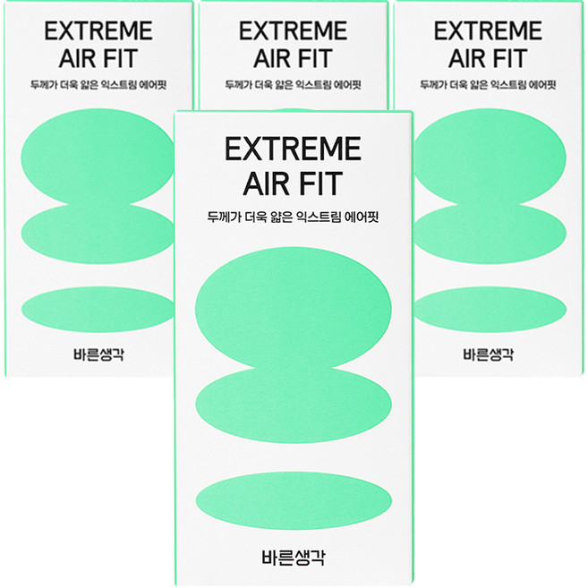 바른생각 익스트림 에어핏 콘돔, 10개입, 4개