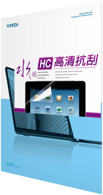 YADI 亞第 水之鏡 高清抗刮保護貼 HP Zbook Power G11專用 PF4HC-W160, 1個