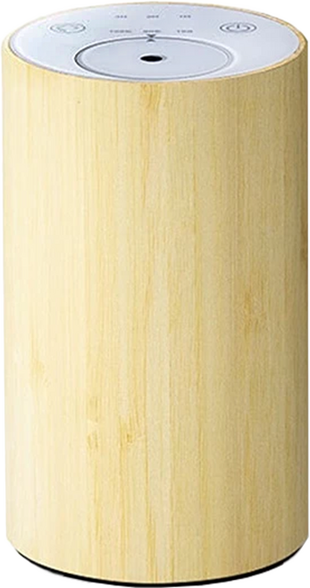 LifeShopping 行動無水精油擴香儀 無線輕量化設計 Type-C充電, CAAD0067, 竹木款 原木色