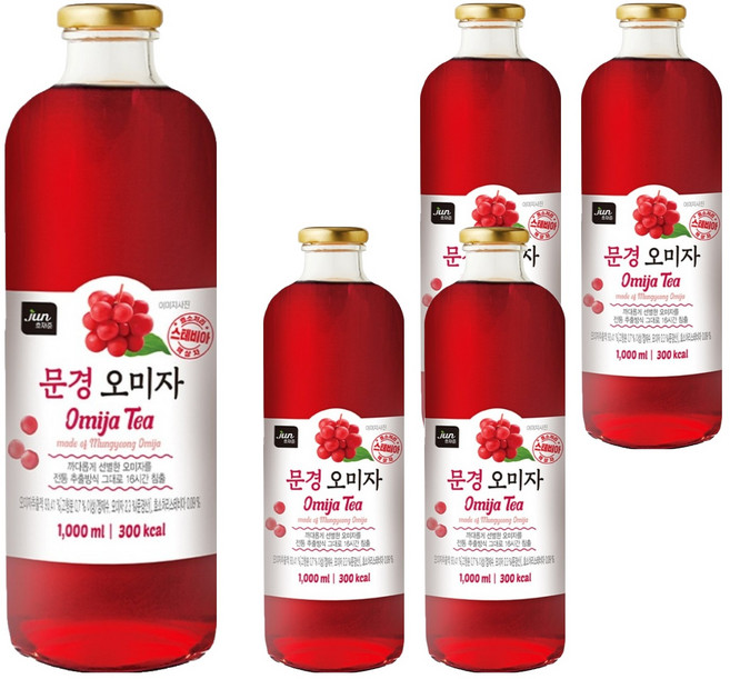 호재준 문경 오미자차, 1L, 5개