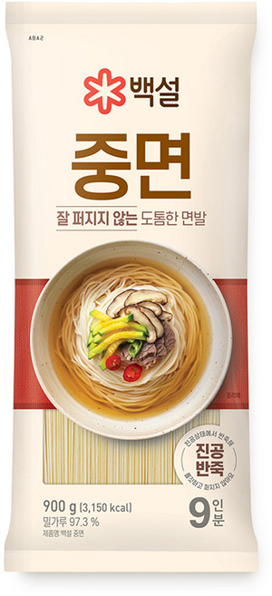 백설 중면, 900g, 1개