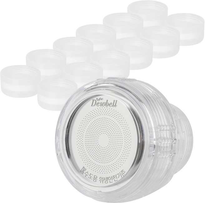 듀벨 수도애 정수키트 세면대 필터 + 리필 12p 세트, 1개