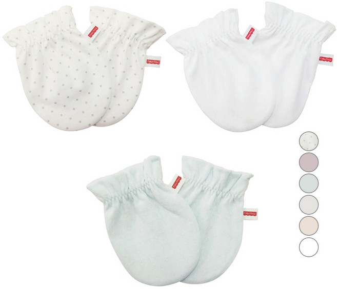 피셔프라이스 면 손싸개 3개 세트