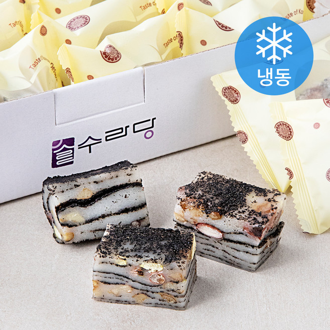 수라당 흑임자 구름떡 (냉동), 40g, 20개입, 1개