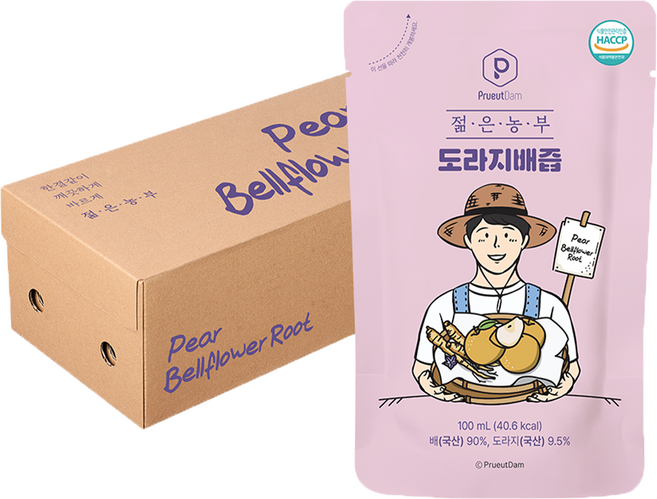 푸릇담 젊은농부 도라지배즙 30p, 3L, 1개