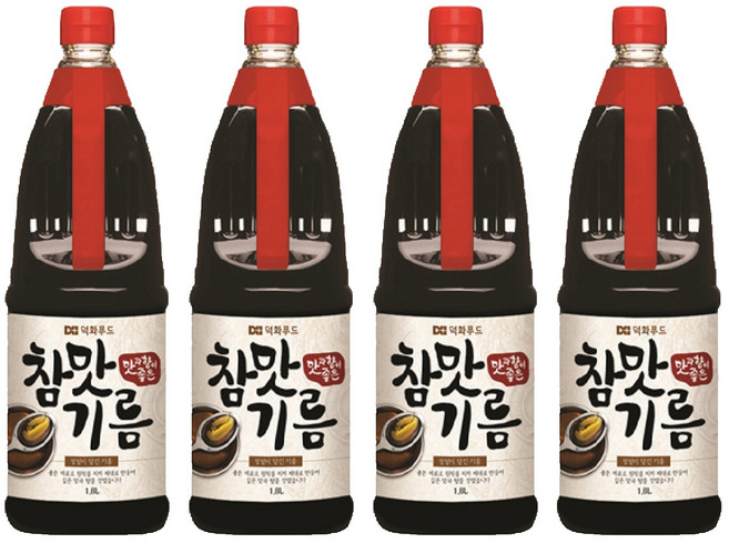 덕화 참맛기름, 1.8L, 4개