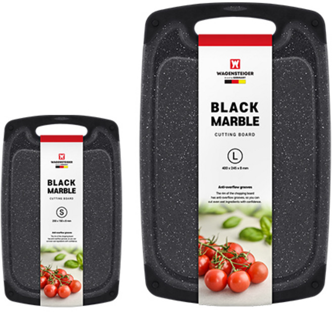 바겐슈타이거 블랙 마블 도마, 1세트, 소 + 대