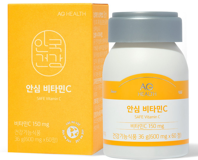 안국건강 안심비타민C 영양제, 60정, 1개