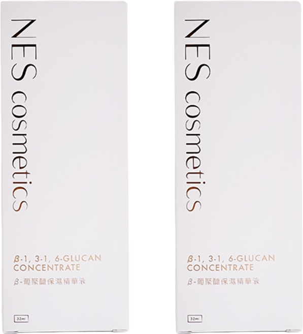 NES cosmetics 恩藝偲 β 葡聚醣保濕精華液, 32ml, 2盒