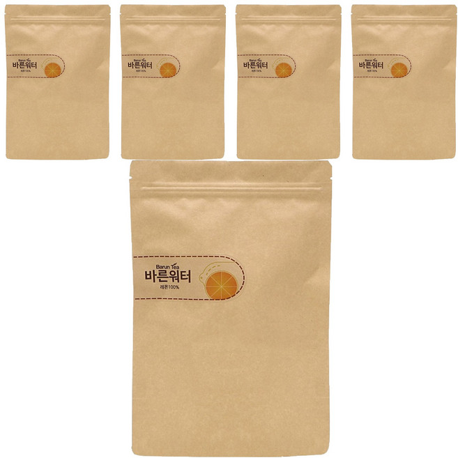 바른티 바른워터 레몬차, 60g, 5개, 1개입