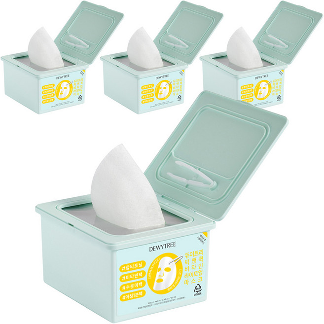 듀이트리 픽 앤 퀵 비타민 라이트업 마스크, 30개입, 4개