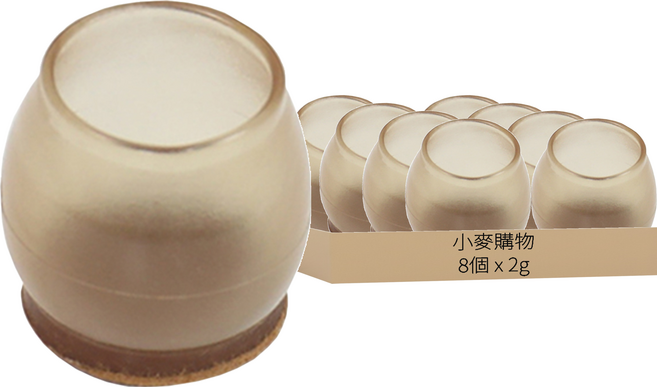 小麥購物 靜音椅腳套 圓形款 Y214 2g, 8個
