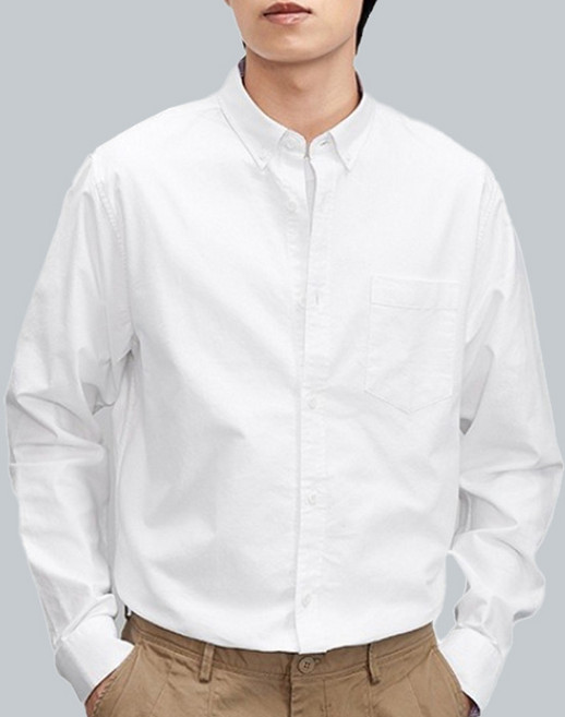 턴키 남녀공용 포켓 다운 버튼 옥스포드 셔츠 TK-1790