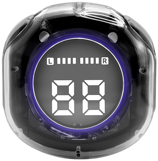 디알고 키즈 LED 블루투스 청력보호 이어폰, 블랙, DRGO-BT10K