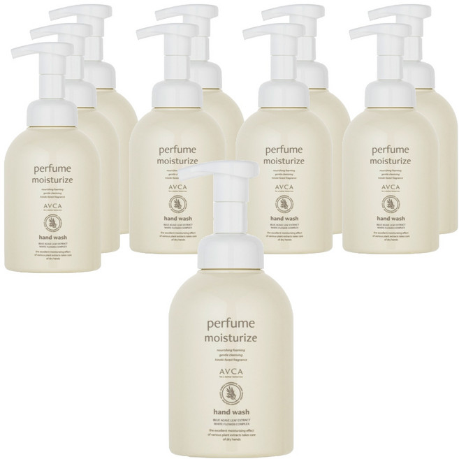 아브카 퍼퓸 핸드 워시 베이비 파우더, 500ml, 10개