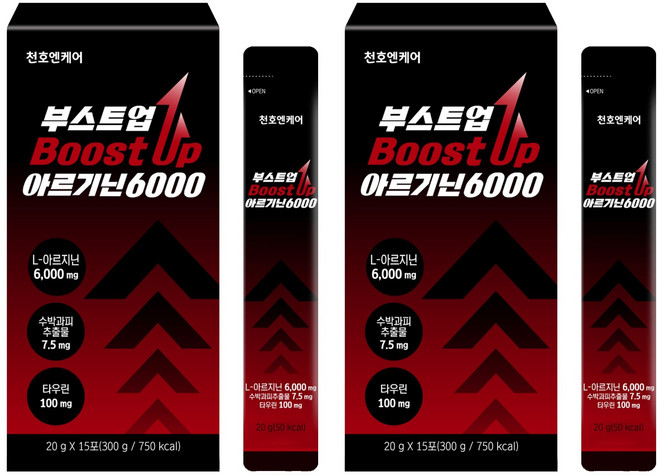Chunho Ncare 精胺酸補充粉 6000, 300g, 2盒