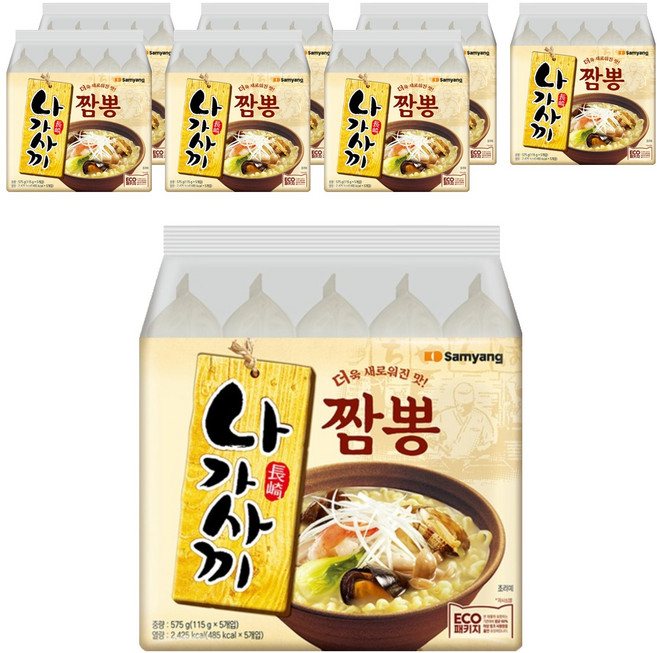삼양 나가사끼 짬뽕 115g, 40개