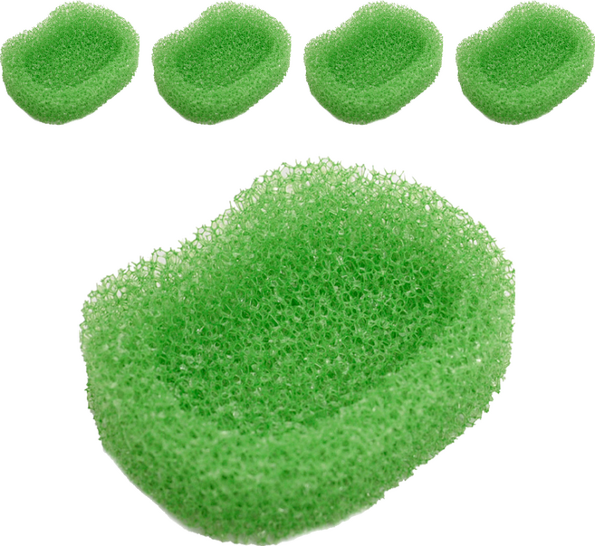 크린메이트 다목적 개구리 비누 케이스, 그린, 5개