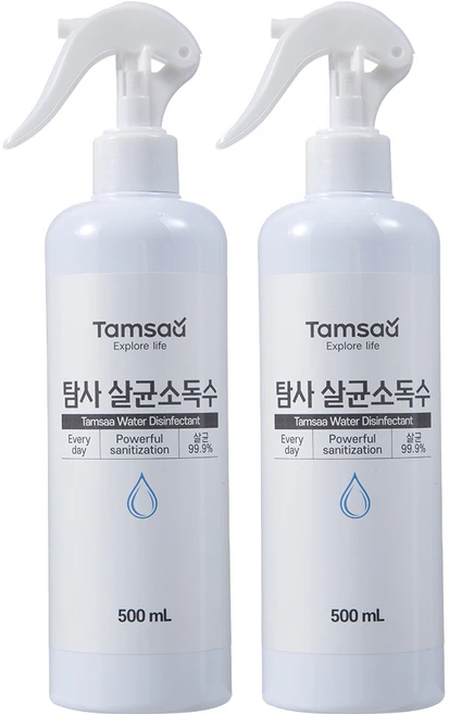 탐사 살균 소독 스프레이 본품, 500ml, 2개 - 쿠팡