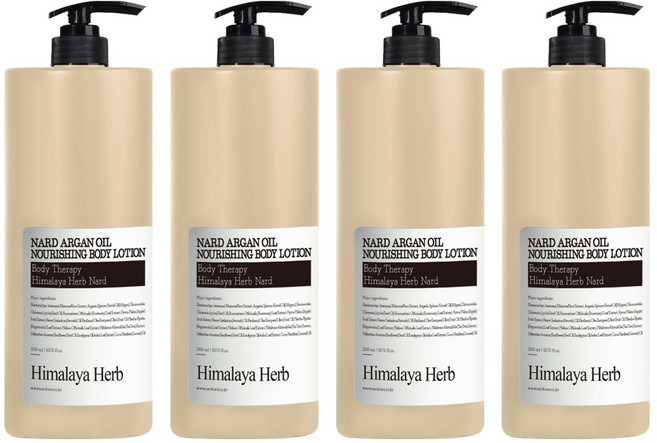 나드 아르간 오일 너리싱 바디로션, 1.5L, 4개