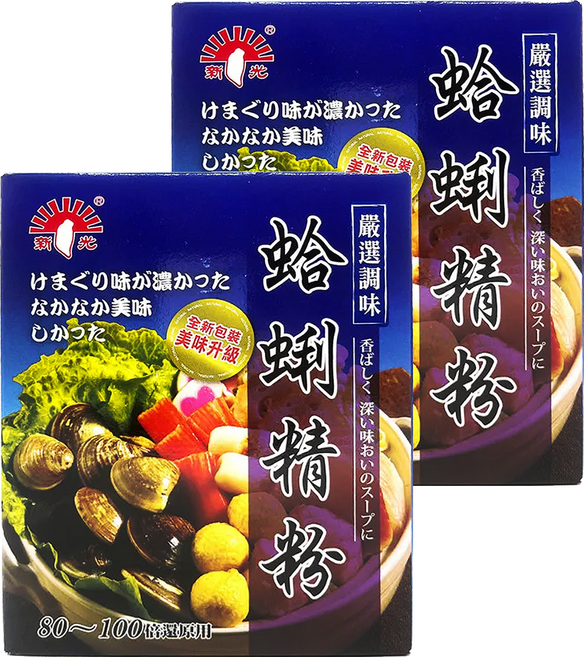 新光洋菜 蛤蜊精粉, 600g, 2盒