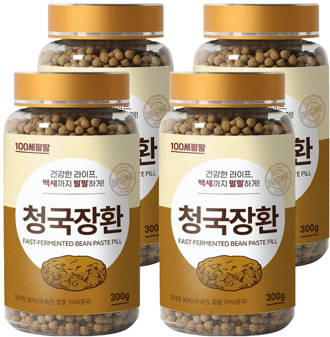 백세팔팔 청국장환, 4개, 300g