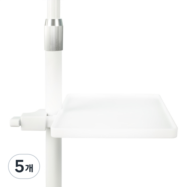X&X 平板支架 多功能桿式層架, 白色, 單一商品